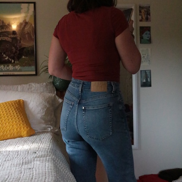 basic tight rust tee :) - Picture 3 of 3